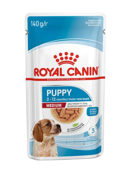 Medium Puppy 10 x 140 Gr Royal Canin