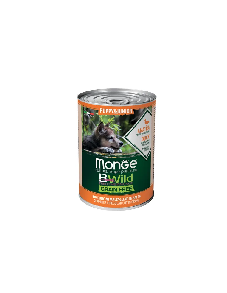 Monge Bwild Junior Anatra 400 gr