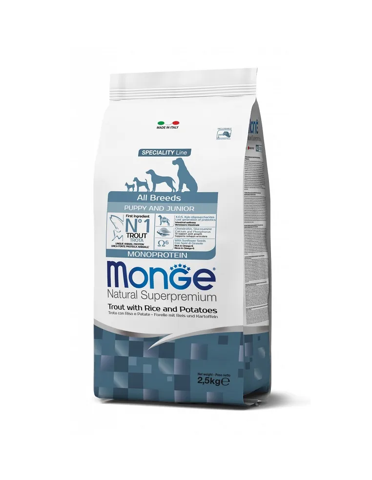 Monge Dog Puppy All Breeds Trota 2,5 Kg
