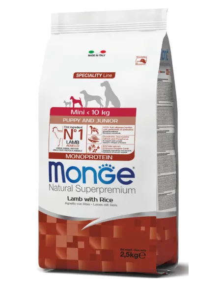 Monge Dog Puppy Mini Agnello 800 gr