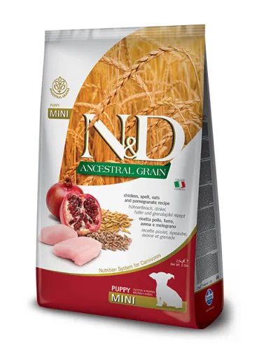N&D Low Grain Dog Mini Puppy Pollo 2,5 K G