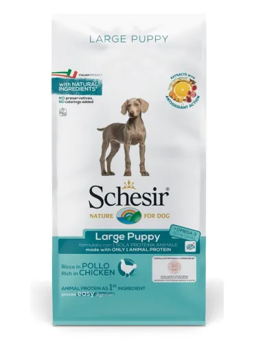 Schesir Dog Large Puppy Chicken 12 Kg