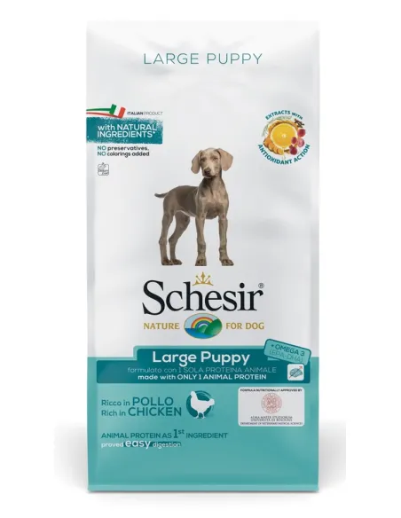 Schesir Dog Large Puppy Chicken 12 Kg