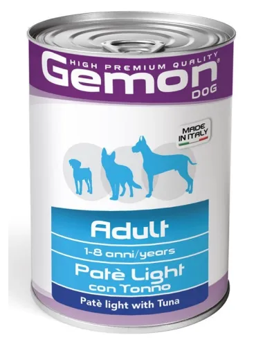Gemon Dog Light Tonno Pate 400 gr