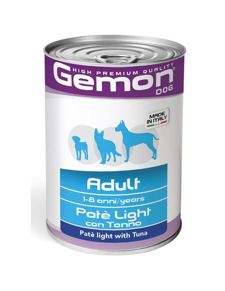 Gemon Dog Light Tonno Pate 400 gr
