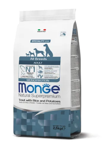 Monge Dog Adult All Breeds Trota 2.5 kg