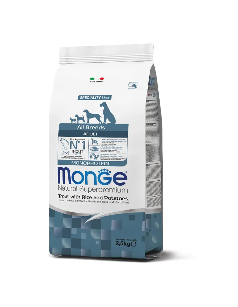 Monge Dog Adult All Breeds Trota 2.5 kg