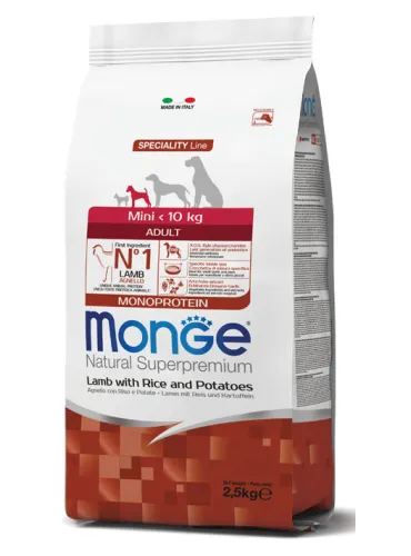 Monge Dog Adult Mini Agnello 800 gr
