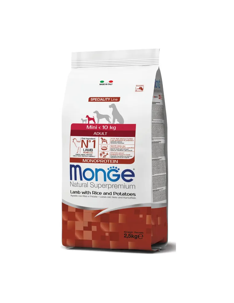 Monge Dog Adult Mini Agnello 800 gr