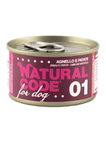 Natural Line Dog 90 Gr Agnello Patate 01