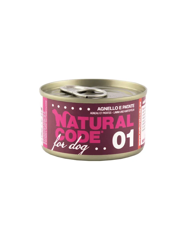 Natural Line Dog 90 Gr Agnello Patate 01