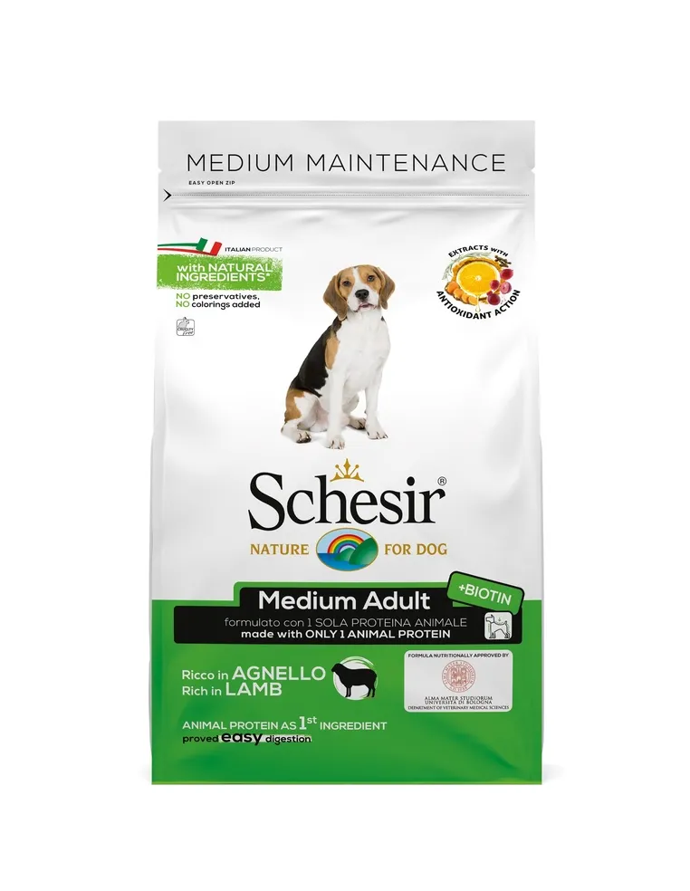 Schesir Dog Medium Main Agnello 3 Kg