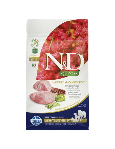 N&D Quinoa Mini Weight M. Agnello 800 Gr N&D Quinoa Mini Weight M. Agnello 800 Gr