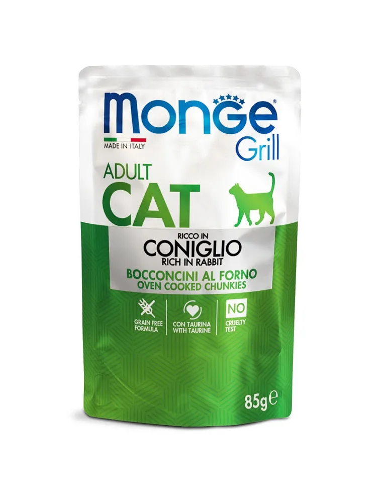 Monge Grill Cat Bst Coniglio 85 gr