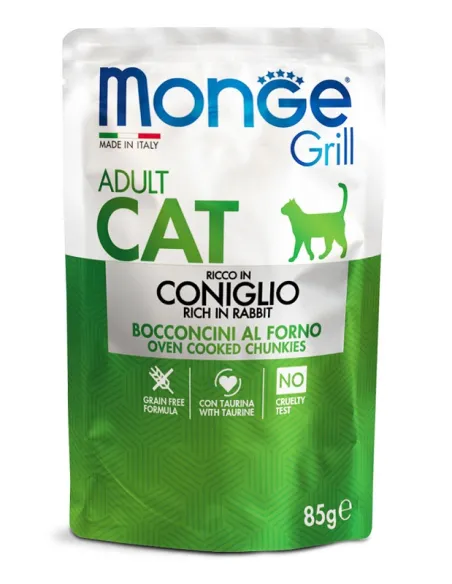 Monge Grill Cat Bst Coniglio 85 gr