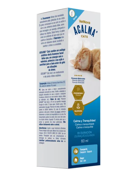 Acalma Cats Spray 60 Ml Acalma Cats Spray 60 Ml