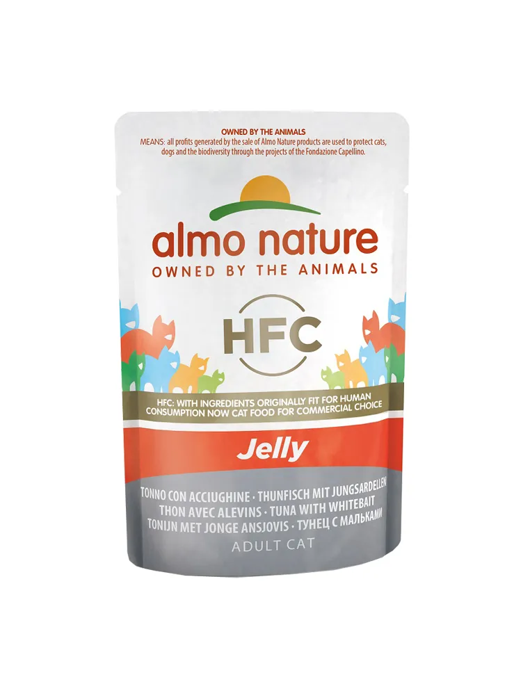 Almo Cat Jelly 55 Gr Tonno E Bianchetti