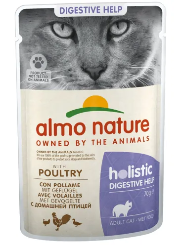 Almo Cat Digestive Help 70 Gr Con Pollame