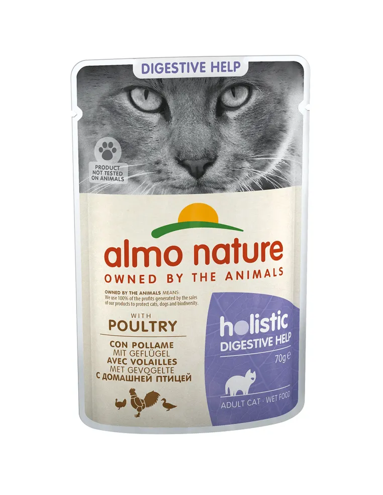 Almo Cat Digestive Help 70 Gr Con Pollame