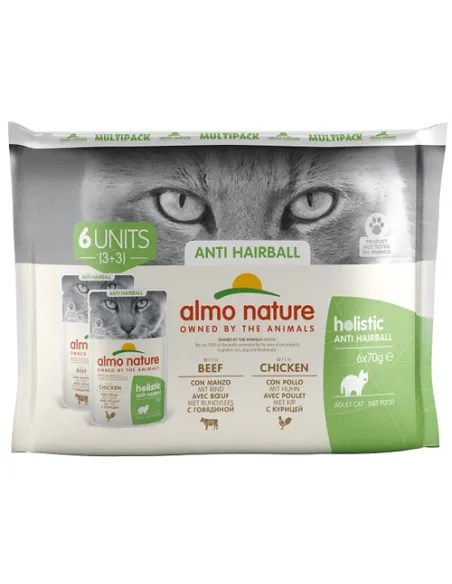 Almo Cat Multi 6 X 70 Anti Hairball Almo Cat Multi 6 X 70 Anti Hairball