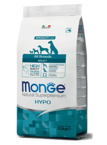 Monge Dog Hypo Salmone e Tonno 2,5 Kg