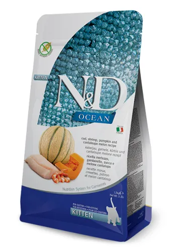 N&D Ocean Gatto Pumpkin Kitten 1,5 Kg