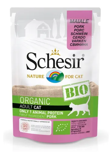 Schesir Cat Bio Maiale 85gr