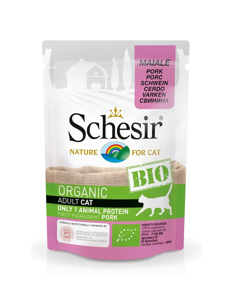 Schesir Cat Bio Maiale 85gr