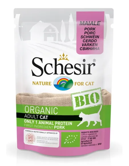Schesir Cat Bio Maiale 85gr