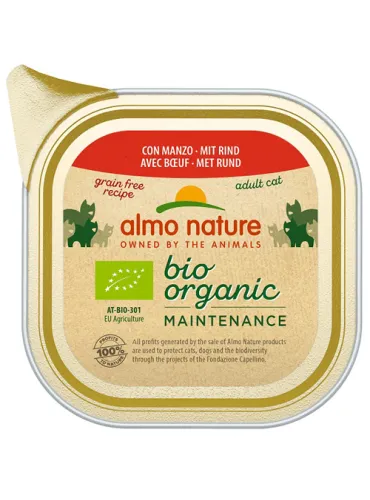 Almo Cat Biorganic 85 Gr Manzo