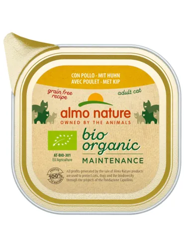 Almo Cat Biorganic 85 Gr Pollo