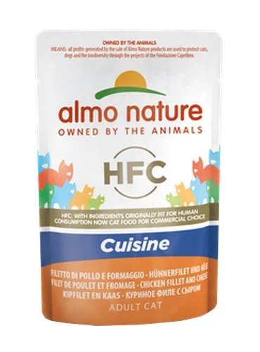 Almo Cat Cuisine 55 Gr Filetto Di Pollo E Formaggio