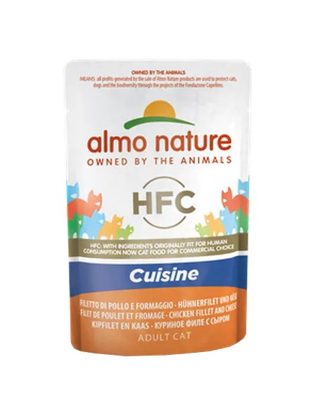 Almo Cat Cuisine 55 Gr Filetto Di Pollo E Formaggio