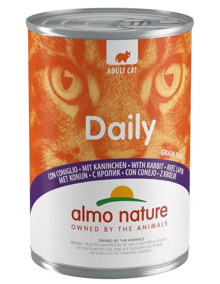 Almo Cat Daily Menu 400 Gr Coniglio