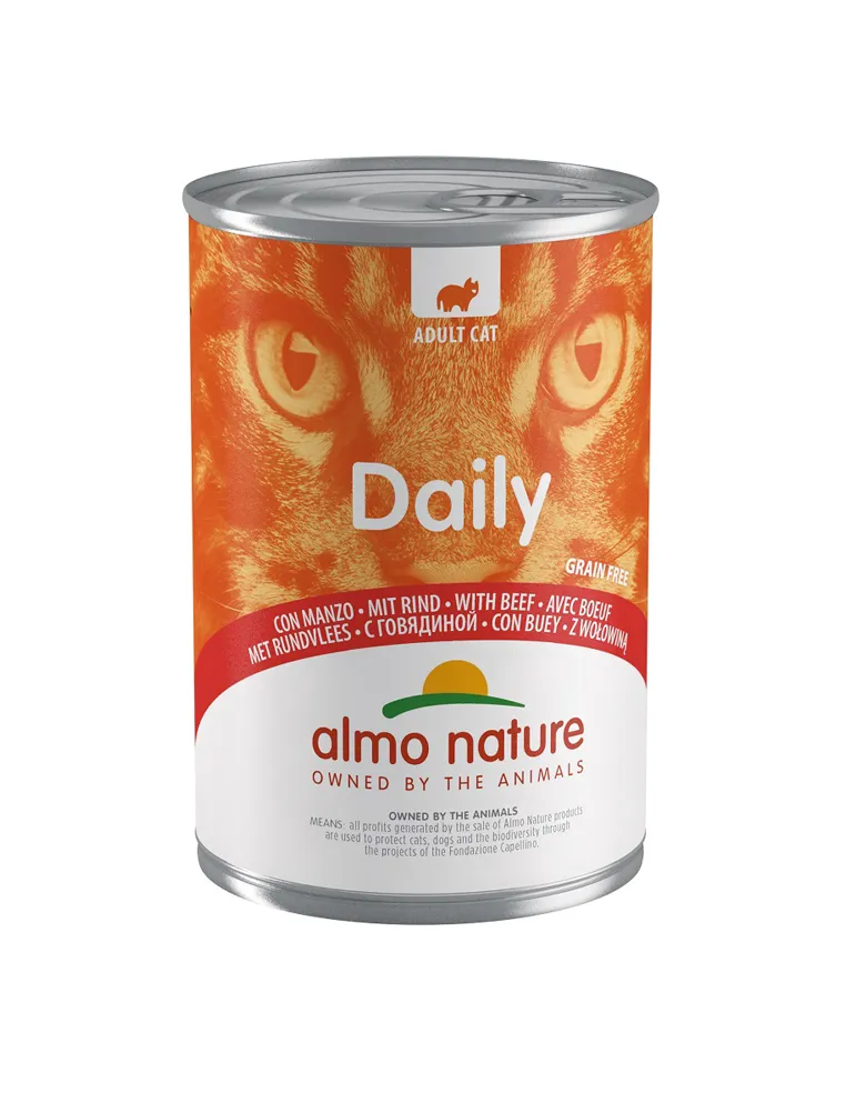 Almo Cat Daily Menu 400 Gr Manzo
