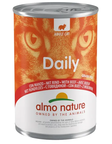 Almo Cat Daily Menu 400 Gr Manzo
