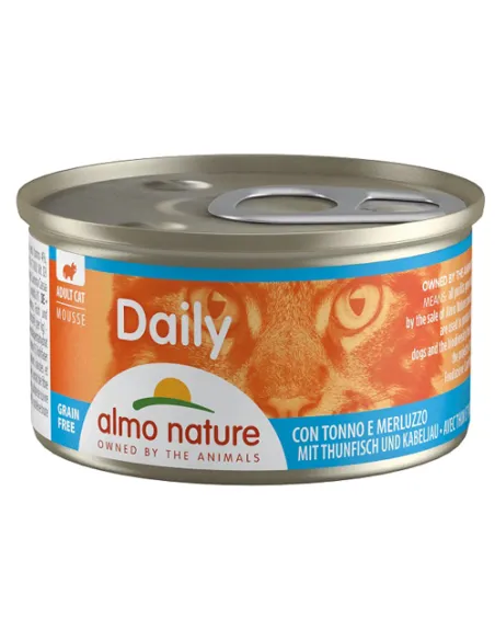 Almo Cat Daily Menu 85 Gr Mousse Tonno E Pesce Bianco