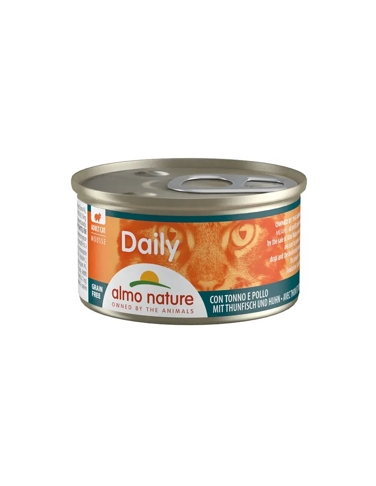 Almo Cat Daily Menu 85 Gr Mousse Tonno E Pollo