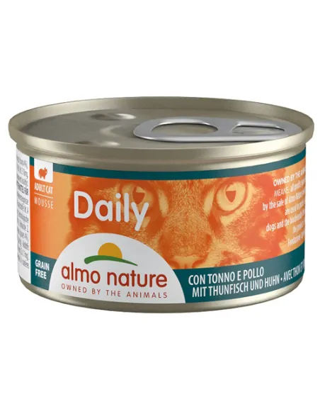 Almo Cat Daily Menu 85 Gr Mousse Tonno E Pollo Almo Cat Daily Menu 85 Gr Mousse Tonno E Pollo