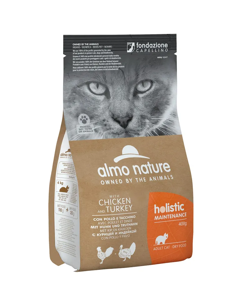 Almo Cat Holistic 400 Gr Pollo E Tacchino