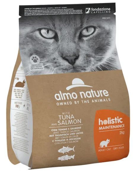 Almo Cat Holistic Dry 2 Kg Maint Tonno E Salmone Almo Cat Holistic Dry 2 Kg Maint Tonno E Salmone