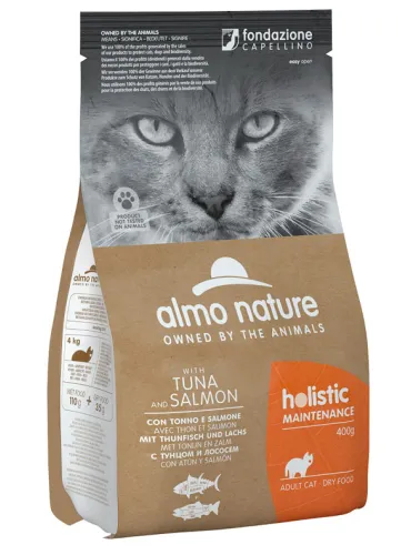 Almo Cat Holistic Dry 400 Gr Maint Tonno E Salmone