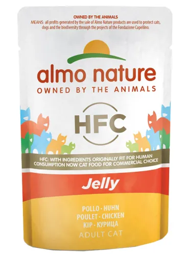 Almo Cat Jelly 55 Gr Pollo