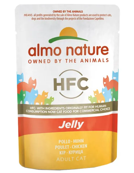 Almo Cat Jelly 55 Gr Pollo