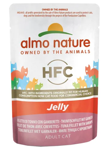 Almo Cat Jelly 55 Gr Tonno E Gamberetti