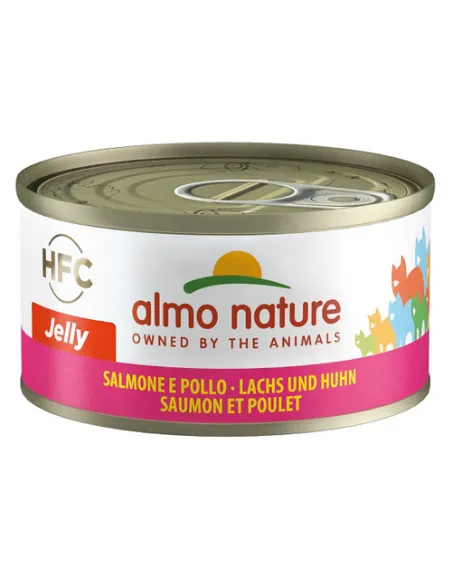 Almo Cat Jelly 70 Gr Salmone E Pollo Almo Cat Jelly 70 Gr Salmone E Pollo