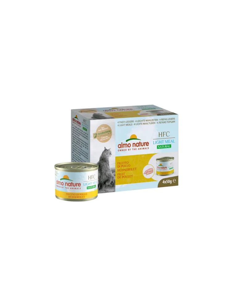 Almo Cat Light Meal 4 X 50 G Filetto Di Pollo