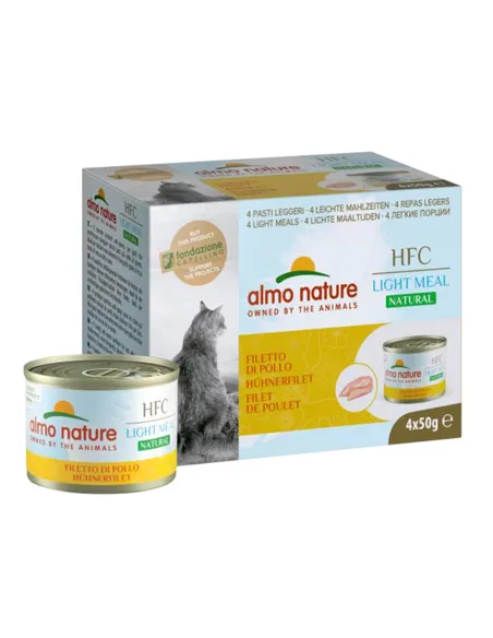 Almo Cat Light Meal 4 X 50 G Filetto Di Pollo