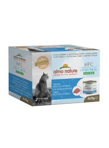 Almo Cat Light Meal 4 X 50 G Tonno Atlantico