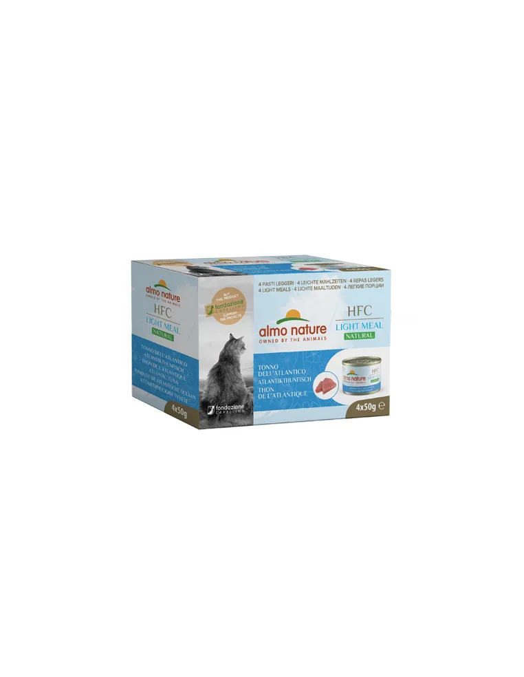 Almo Cat Light Meal 4 X 50 G Tonno Atlantico